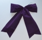 Preview: Große lila  Kunstsamtschleife für außen und innen 25x30 cm, für Advent, Fahrrad, Moped, Kleinwagen, Geschenk,