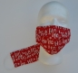 Preview: Mund-Nasen-Schutz mit 1 x TNT Filter - Weihnachten, Behelfsmaske , Oeko-Tex-100