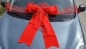 Mobile Preview: Riesenschleife in rot  Organza und Kunstsamt, Jumbo Geschenkschleife