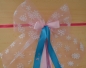 Preview: Frozen: Bildschöne große Schultütenschleife - Zuckertüte  Geschenkschleife Schneeflocke, Eisprinzessin, Schneekönigin, Winter-Geschenkschleife