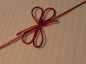 Preview: 10 Stück Schnelle Geschenkschleife in Rot, 3 Größen, elastische Schleife, Gummibandschleife