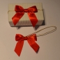 Mobile Preview: Satinschleife - Fertigschleife mit Gummiband, Elastikband, Weihnachten