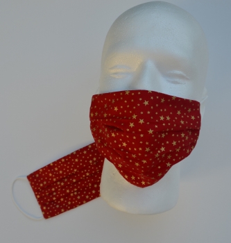Mund-Nasen-Schutz mit 1 x TNT Filter - Weihnachten, Behelfsmaske , Oeko-Tex-100
