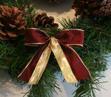 12 Stück - Kleine Schleife, 5 Farben zur Wahl, günstig, Geschenkschleife oder Christbaumschmuck