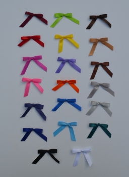 Mini-Schleife - Clipverschluß, Verschlusstreifen für Beutel Tüte - 17 Farben