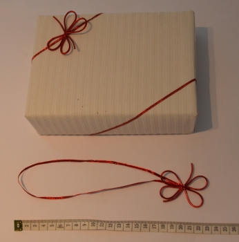 10 Stück Schnelle Geschenkschleife in Rot, 3 Größen, elastische Schleife, Gummibandschleife