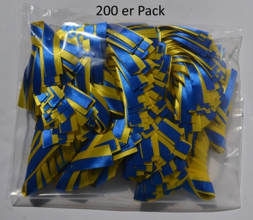 Solidaritätschleife Schweden / Ukraine,  Charity Anstecker blau gelb, Awareness Ribbons