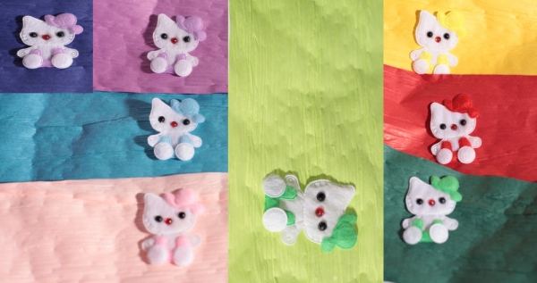 Autoschleife - Hello Kitty - Kätzchen Riesenschleife