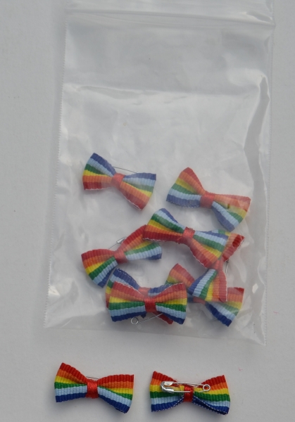 10x Regenbogen Hochzeit, Events, Anstecker, Schleife, pride, LGBT