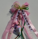 Für Pferde-Schultüten, Schultütenschleife  mit Mini-Schultüte und Name personalisiert