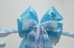 Schleife, Geschenkschleife, blauer Schmetterlingstraum, Schultüte, Taufe, Hochzeitsgeschenk